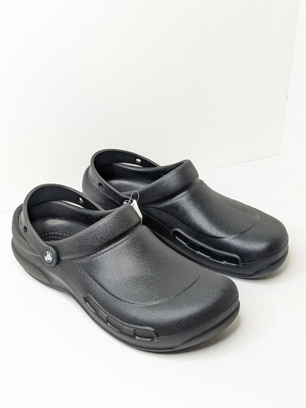 Crocs Bistro Slip Resistant Service Clogs Black Men's 12